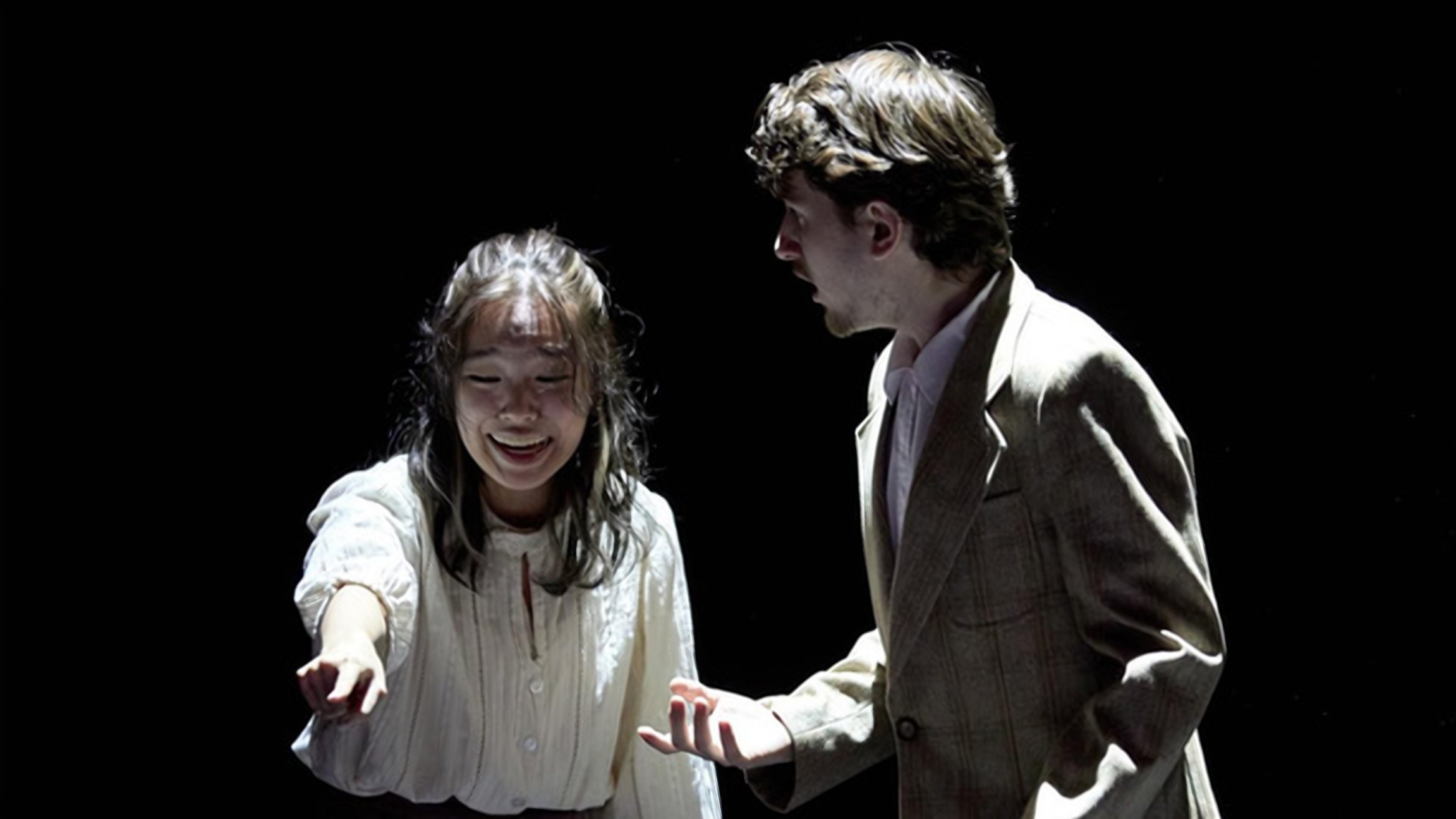 Failure: A Love Story, Andrei reaching toward a scene partner